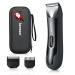 Body Hair Trimmer Men KENSEN Electric Groin Hair Manscape Rechargeable Body Groomer for Private Parts & Pubic Hair Waterproof Wet and Dry Razor with LED Balls Razor Gray