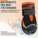 Slowton Dog Shoes - Waterproof Non-Slip Boots for Small & Medium Dogs | Reflective Velcro Fasteners | Winter Paw Protection (S-Orange Size 7) - Buy Online on GoSupps.com