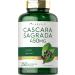 Cascara Sagrada 450 mg | 250 Capsules | Herbal Supplement | Non-GMO, Gluten Free | by Carlyle
