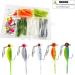 50Pcs 2 Crappie Jigs Lure Set - Crappie Bait, Jig Heads, Hooks Fishing Lures for Crappie - 10pcs 1/16 oz Jigs, 40pcs Lures - Buy Online on GoSupps.com