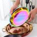 Breakfast TrayColorful Stainless Steel Disc Steamer Dish Dessert Plate with Handle. Kitchenware (Color : Silver Size : L) Large Silver - Buy Online on GoSupps.com