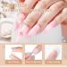  SUPWEE 3D Nail Art Gel Clear Pearl Pink Non Adhesive Nail Art with Chrome Powder and Silicone Brush Sculpting Nail Art for Patterns Embossing Hard Mnicure 14g - Buy Online on GoSupps.com