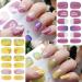 10 Sheets Butterfly Nail Stickers - Self Adhesive Full Nail Wraps & Glitter Decals for DIY Manicure Kits - Perfect Nail Art Supplies for Women & Girls - Buy Online on GoSupps.com