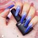 Senvenski Color Changing Gel Nail Polish Blue Pink Purple Glitter Mood Chameleon Thermal Temperature Gift Set UV LED Art Manicure Varnish (WB001) - Buy Online on GoSupps.com