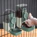 Small Animal Feeder and Waterer Set - Hanging Automatic Dispenser for Small Pets - Cage Feeding Bowl for Dogs, Cats, Kittens, Bunnies, Guinea Pigs, and Ferrets - Buy Online on GoSupps.com