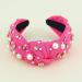 FEDANS Women Heart Shaped Crystal Embellished Headband - Hot Pink - Buy Online on GoSupps.com