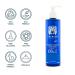 V lquer Professional Power Color Mask - Vegan Sulfate-Free Hair Color Amplifier for Colored Hair (Blue) - 275 ml & 290 ml - Buy Online on GoSupps.com
