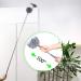 BOOMJOY Microfiber Feather Duster with Extendable Pole - Telescoping Cobweb Duster for Cleaning - Washable and Scratch-Resistant - Ideal for Ceiling, Fan, and Furniture - Gray - Buy Online on GoSupps.com
