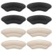 4 Pairs Heel Pads High Heel Inserts Prevent Heel Blistering Suitable for All Shoes
