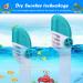 QingSong Kids Full Face Snorkel Mask Set - Camera Mount, 180 Panoramic View - Anti-Fog/Anti-Leak - White/Green X-Small - Buy Online on GoSupps.com
