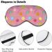 Colorful Lollipops & Dots Sleep Mask for Women | Adjustable Eye Shades Cover with Elastic Strap - Shop Internationally - Buy Online on GoSupps.com
