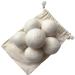 Organic 6 Pack Large Laundry Dryer Balls 100% New Zealand Wool Reusable Natural White or Grey Soft Eco Friendly with Cotton Bag (White) - Buy Online on GoSupps.com