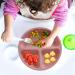 Hanmir 3 Pack Suction Cup Baby Plates - BPA Free Silicone Children's Dinnerware in Olive Green Brick Red & Gray Blue | Safe & Fun Feeding Solution for Kids - Buy Online on GoSupps.com