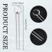 NICENEEDED Vintage Moon Hair Stick Hairpin Double Prong Gemstone Silver Metal Hair Chopsticks for Long Hair Decoration Chignon Hair Jewelry Hair Pin for Women and Girls - Buy Online on GoSupps.com