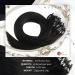 Microring Extensions | Real Hair 1g/S Micro Ring Extensions #1B Natural Black | 50cm Remy Silky Hair Extensions | 50g Pack - Buy Online on GoSupps.com