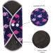 Buy Reusable Charcoal Sanitary Pads & Washable Panty Liners for Menstruation | Eco-Friendly Motherhood Towel with Bag - 25x18cm - Buy Online on GoSupps.com