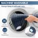 DAILYLIFE 17x33 Heating Pad Electric Blanket | UL Certified, 6 Heating Settings, Overheating Protection | Auto-Off, Machine Washable | Deep Blue Classic - Buy Online on GoSupps.com