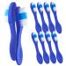 Clispeed travel toothbrush 10 st prison toothbrush prison brush brushable toothbrush disposable toothbrush toothbrush with a short handle children's toothbrush travel soft fur nylon soft