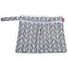 DAMERO 2pcs Travel Wet and Dry Bag with Handle - Small Gray Arrow+Black Arrow (2 Count) | Ideal for Cloth Diaper, Pumping Parts, Swimsuit | Easy Grab and Go - Buy Online on GoSupps.com