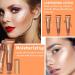 3pcs Liquid Contour Beauty Wand Set - Highlighter & Blush Stick with Cushion Applicator - Buy Online on GoSupps.com