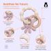 Infatot MultiTexture Teething Toys for Baby | Silicone Teethers 0-6 Months | Baby Essentials | Baby Shower Gifts | Cream & Coral - Buy Online on GoSupps.com