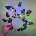 Clataly LED Butterfly Headband Luminous Butterfly Wreath Wedding Party Hairband Photography Props Hair Hoop Hair Accessories for Women Girls (Green) - Buy Online on GoSupps.com