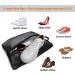 Travel Shoe Bags - Water Resistant Organizer with Handle & Zipper for Golf, Gym - Black (1 Pack) - Buy Online on GoSupps.com