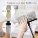 Indoor Upright Broom and Dustpan Set with Lid - Long Handle Sweeper for Home, Office, Kitchen, Garden - Ideal for Pet Hair - Dark Black - Buy Online on GoSupps.com