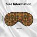 Buy SSIMOO Native American Print Ultra-Soft Light-Blocking Eye Mask | Optimal Comfort for Restful Sleep | International Shipping Available - Buy Online on GoSupps.com
