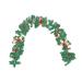 HOMSFOU Christmas Cane Xmas Tree Garland Decor Christmas Red Berry Garland Artificial Christmas Garland Christmas Hanging Rattan Garland Holiday Berry Wreath Pvc Ornament Wedding White