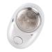 Haofy Powerful Trimming Portable Electric Beard Clipper Stainless Steel Cutter Head Suitable for Travel (Electroplate Silver)