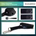 WEUE Resistance Band Set - 11 Piece Safety Tube Exercise Bands for Men and Women up to 150lbs - Includes Handles, Ankle Straps, Door Anchor - Ideal for Gym and Home Workouts - Buy Online on GoSupps.com