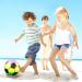 Buy 2-Pack PVC Rainbow Footballs & Inflatable Beach Balls for Kids & Adults - Perfect for Outdoor Fun & Water Play - Buy Online on GoSupps.com