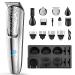 Beard Trimmer Men DIHOOM All in One Male Grooming Kit with Body Hair Groomer Ear & Nose Trimmer and Precision Trimmer Electric Waterproof Wet & Dry Groin Pubic Groomer Balls Trimmer Shaver