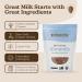 Almond Cow Raw Almonds for Homemade Almond Milk 3lbs | USA Grown | Vegan | Non-GMO | Bee-Friendly | Glyphosate Residue Free - Buy Online on GoSupps.com