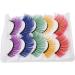 FRCOLOR 25 Pairs Fake Eyelashes False Eyelashes Colorful Lashes Strips Colored Eyelashes Colored False Lashes Colored Lashes Halloween Eyelashes Accessories Imitation Bulk 3d - Buy Online on GoSupps.com