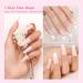 Saviland French Nail Stamp Kit with White Gel Polish - Nail Art Stamping Set for French Manicure - Buy Online on GoSupps.com