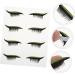 SKISUNO 4 Pairs False Eyelashes Eye Makeup Sticker Eyeliner Pencil Stickers Waterproof Eyeliner Tape Sticker 4x1.5cm As Shown - Buy Online on GoSupps.com