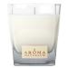 Aroma Naturals 100 Percent Natural Meditation Square Glass Soy Candle Patchouli and Frankincense 6.8 Ounce 6.8 Ounce Patchouli & Frankincense