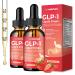 2 Pack GLP-1 Supplement 16-in-1 GLP-1 Liquid Drops with Berberine Ceylon Cinnamon Green Tea Chromium & Resveratrol Naturally GLP 1 Support for Metabolism Gut Digestion Stawberry Flavor 4 Fl Oz