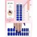 Kalolary Blue Gel Nail Strips - Metallic Chrome Full Wrap Nail Polish Stickers | Long Lasting Salon Quality | UV/LED Lamp Required - Buy Online on GoSupps.com
