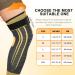 Shop Long Copper Knee Braces for Full Leg Support | Compression Sleeves for ACJ PCL Meniscus Tear & Arthritis - X-Large Size - Buy Online on GoSupps.com