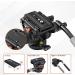 Cayer H6 Video Fluid Head Tripod with 60mm Flat Base & Pan Bar Handle - Max 13.2LB Load Capacity - Buy Online on GoSupps.com