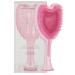 Hair Extension Brush - Anti Static Soft Bristle Paddle Brush for Straight or Wavy Hair - Angel Wings Shower & Blow Drying Detangler Hairbrushes for Women by Tangle Angel - Gloss Pink