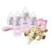 Philips AVENT Anti-Colic Baby Bottle with AirFree Vent Newborn Gift Set with Snuggle, Pink, SCD307/02 Gift Set Pink