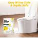 Soulink Toilet Cleaning Sheets - Eco-Friendly Liquidless Strips 80 Cleans Plastic-Free Lemon Scent - International Shipping Available - Buy Online on GoSupps.com