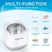 Exluvon 45kHz Ultrasonic Retainer Cleaner: Dental Machine for Dentures, Retainer, Aligner, Mouthguard, Invisalign, Whitening Trays & Jewelry - 250ML - Buy Online on GoSupps.com