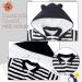 Baby Rompers with Footies Hat Boys Girls Cotton Jumpsuit Winter Outfits Set 6-9 Months - Buy Online on GoSupps.com