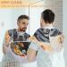 Flower Black Dog Beard Bib Apron - Ultimate Beard Hair Catcher for Men | Ideal Father's Day Gifts Anniversary & Christmas for Dad & Husband - Buy Online on GoSupps.com