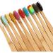 Sharplace Family Toothbrush Set - Wooden Handle & Soft Bristles - 3 Pieces for Eco-Friendly Oral Care - Buy Online on GoSupps.com